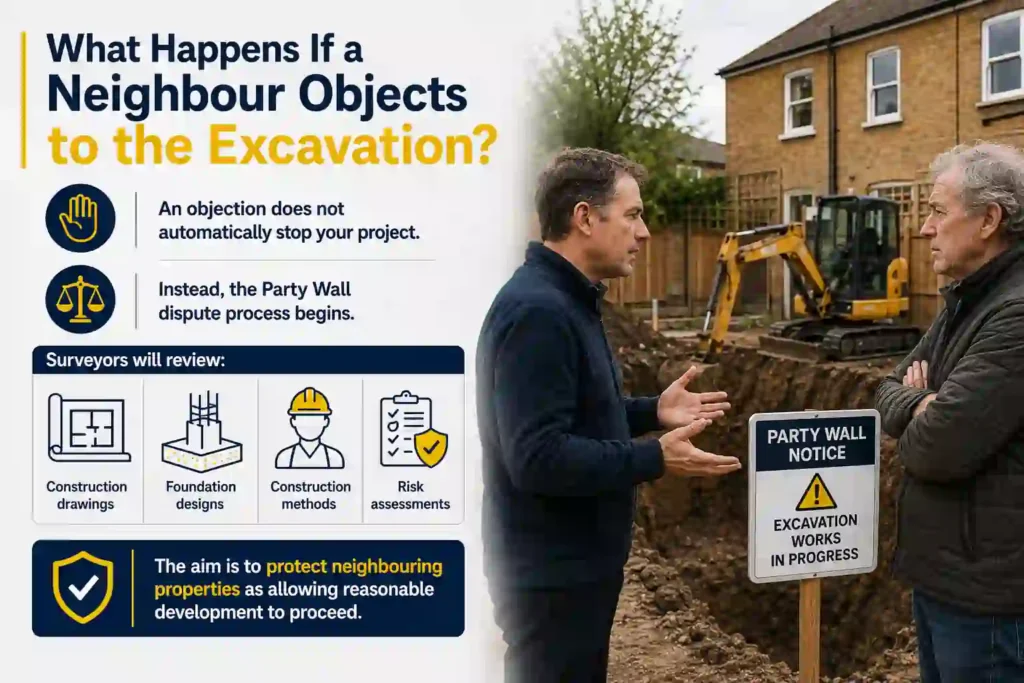 The Complete Guide to Section 6 Excavation Notices 3 What Happens If a Neighbour Objects to the Excavation High-Wycombe