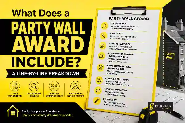 Party Wall Awards Explained Line-by-Line: What Property Owners and Neighbours Need to Know 1 What Does a Party Wall Award Include? A Line-by-Line Breakdown High-Wycombe